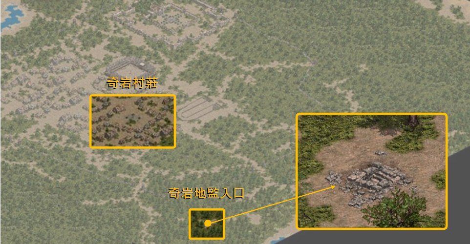 奇岩地監入口位置圖